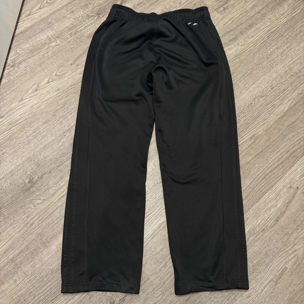 Adidas Climawarm Mens Black Fleece Lined Athletic Track Pants Size Large - Picture 5 of 11